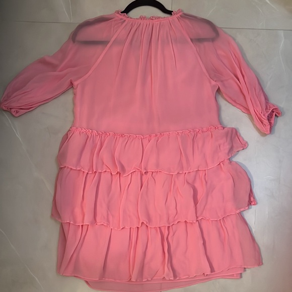 ALICE & OLIVIA silk pink mini dress - Picture 5 of 6